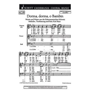 Europaische Weihnachtslieder : 2. Dorma, dorma, o bambin (Schweiz)