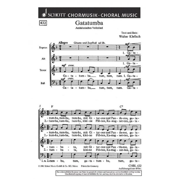 Gatatumba : (Andalusien)