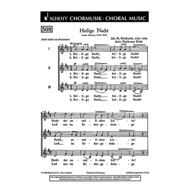 Heilige Nacht : Heilige Nacht der unendlichen Liebe