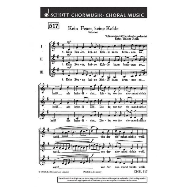 Kein Feuer, keine Kohle : 1807