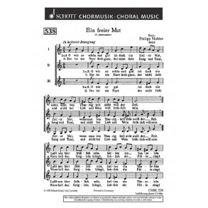 Ein freier Mut : O wie so schon und gut