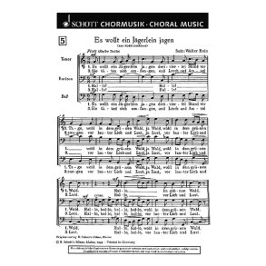 Es wollt ein Jagerlein jagen : (aus Suddeutschland)