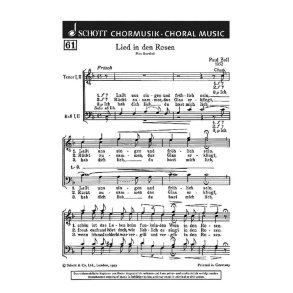 Lied in den Rosen : Lasst uns singen und frohlich sein