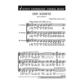 Sechs Lieder op. 44 : 3. Der Kiebitz Der Herrgott hangt die Sonn' heraus