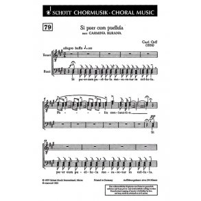 Si puer cum puellula : from Carmina Burana