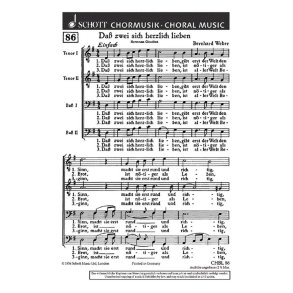 Dass zwei sich herzlich lieben