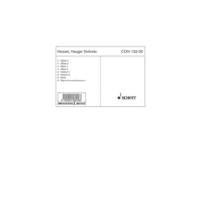 Sinfonie B flat Major KV 22 : Haager Sinfonie