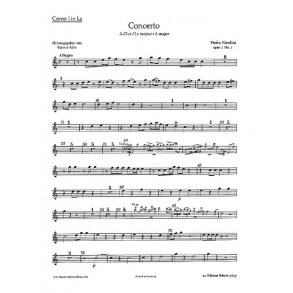 Concerto A-Dur op. 1/1