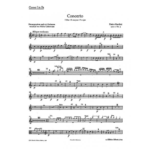 Concerto F major op. 1/3