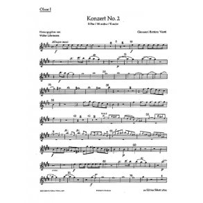 Concerto No. 2 E Major : Oboe I, Oboe II, Horn-e I, Horn-e II, 4 Violins I, 4 Violins II, 2 Violas, 4 Cellos/Double Basses