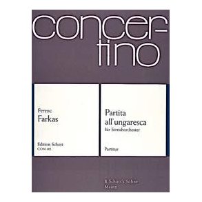 Partita all'ungaresca : nach ungarischen Tanzen aus dem 16. Jahrhundert