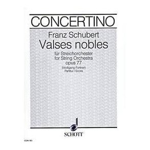 Valses nobles op. 77 D 969 : (Original for Piano)
