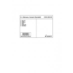 Concerto (Quintett) Eb major op. 23