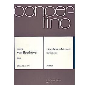 Gratulations-Menuett op. posth. : C Minor