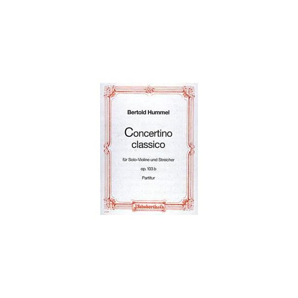 Concertino Classico D Opus 103B