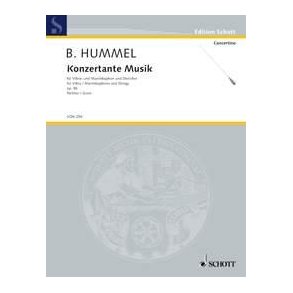 Konzertante Musik op. 86 : for vibraphone and marimba (1 player) and strings