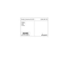 Concerto G minor RV 531, PV 411, F III/2 : Urtext