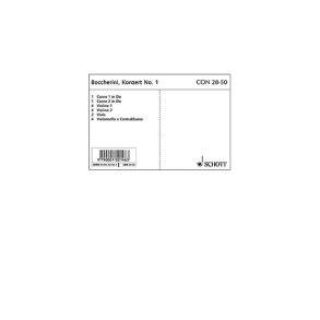 Concerto No. 1 C Major G 477