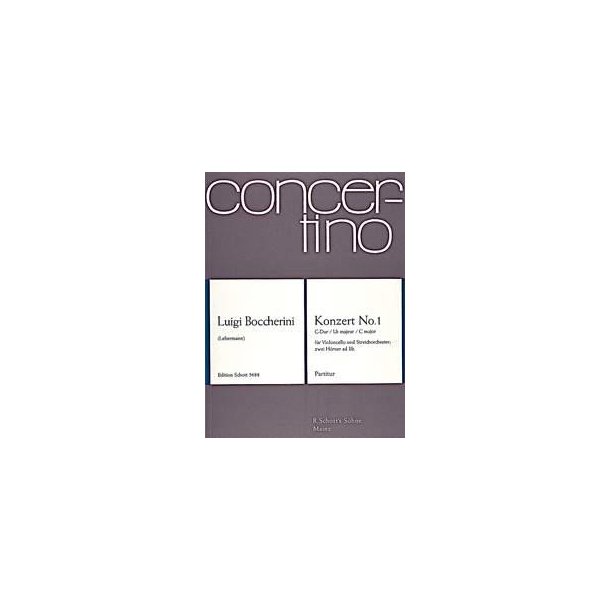 Concerto No. 1 C Major G 477