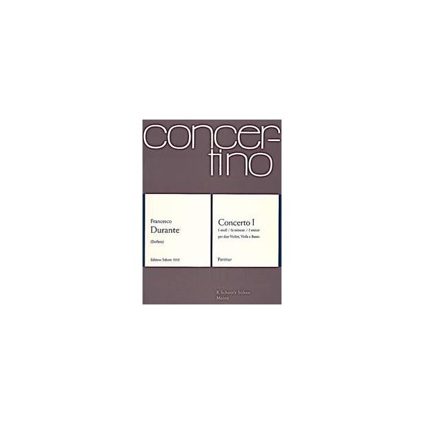 Concerto I F Minor
