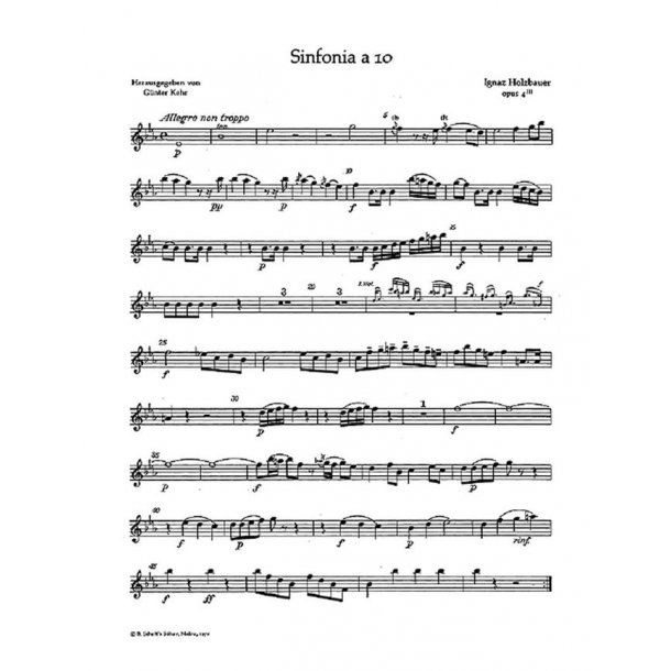 Sinfonia a 10 op. 4/3 : E flat Major