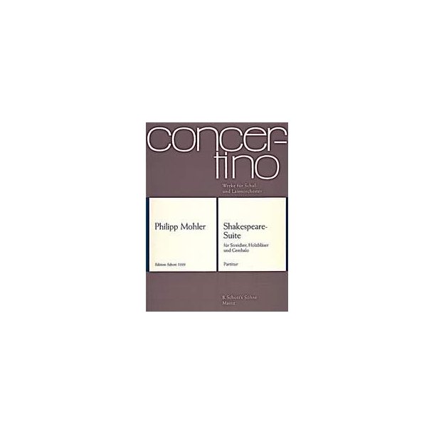 Shakespeare-Suite : Dance movement of William Shakespeare