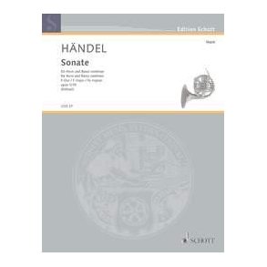 Sonata F major op. 1/10 : arranged after the Violin Sonata