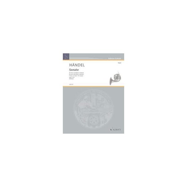 Sonata F major op. 1/10 : arranged after the Violin Sonata