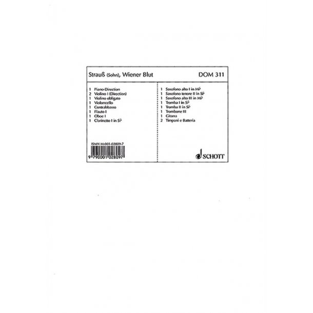 Wiener Blut op. 354 : Waltz