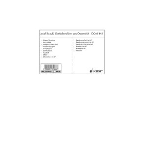 Dorfschwalben aus osterreich op. 164 : Waltz