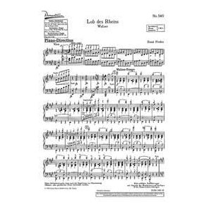 Lob des Rheins : Stimmt an, lasst uns singen - Walzer