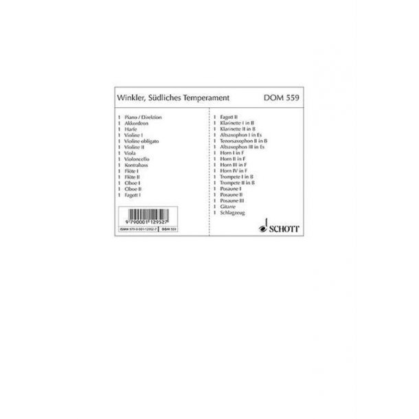 Sudliches Temperament