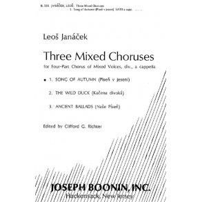 3 Mixed Choruses : Song of Autumn