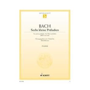 Kleine Preludien(6) Bwv933-938 P