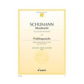 Mondnacht-Frühlingsnacht op. 39/5 und 12 : aus Liederkreis