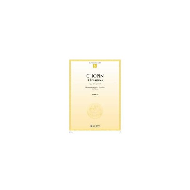 Ecossaisen(3) Opus 72/3