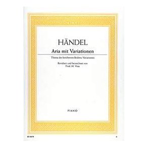 Aria mit Variationen : Thema der berühmten Brahms-Variationen