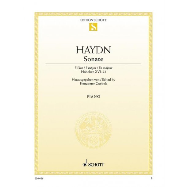 Sonate F Hob.Xvi:23