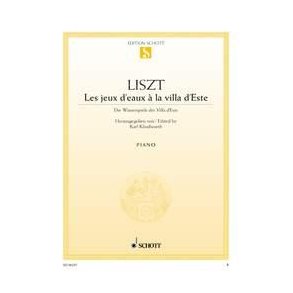 Les jeux d'eaux à la villa d'Este : Années de pélerinage (Pilgerjahre)