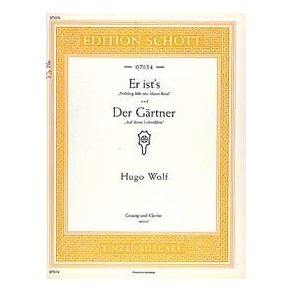 Er ist's-Der Gärtner : Frühling lässt sein blaues Band-Auf ihrem Leibrösslein