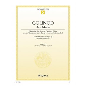 Ave Maria : Meditation über das erste Präludium C-Dur aus dem Wohltemperierten Klavier