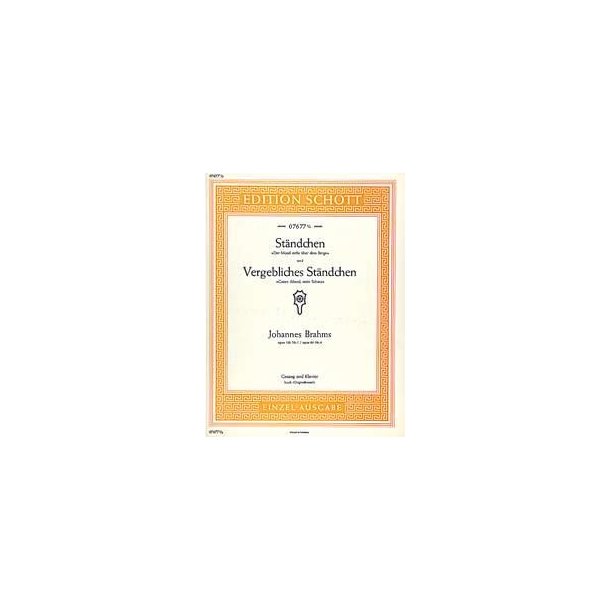 St&auml;ndchen-Vergebliches St&auml;ndchen op. 106/1 u. 84/4