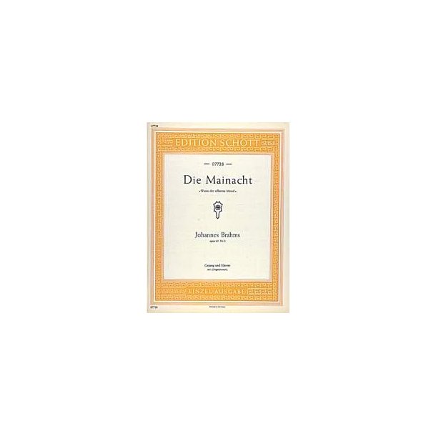 Die Mainacht (Wann der silberne Mond) op. 43/2