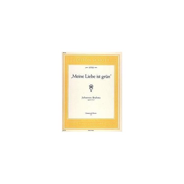 Meine Liebe ist gr&uuml;n op. 63/5