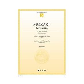 Menuet D Kv334