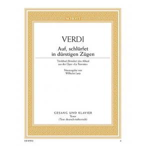 Auf Schlurfet In Durstigen Zugen