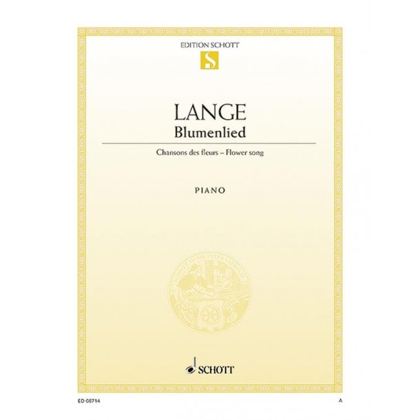 Blumenlied Opus 39