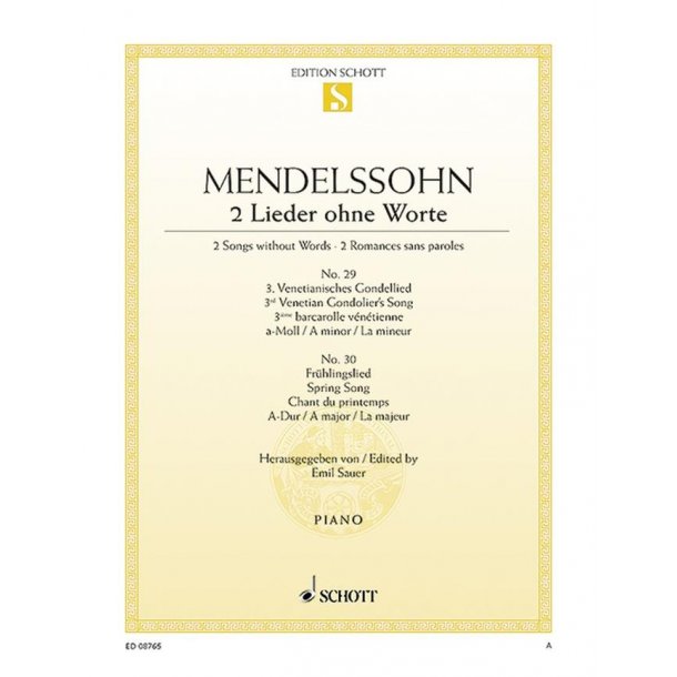 Lieder Ohne Worte Opus 62/5 + 6