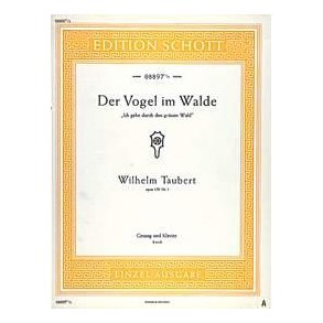 Der Vogel im Walde op. 158/1 : Ich gehe durch den grünen Wald