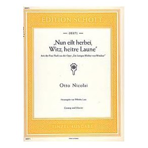 Die lustigen Weiber von Windsor : Nun eilt herbei, Witz, heitre Laune